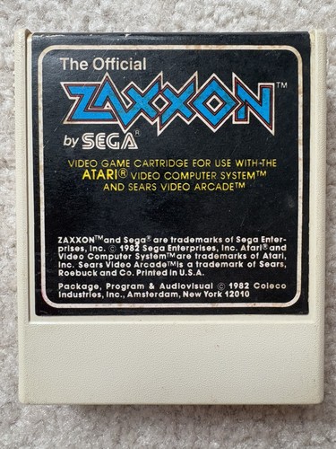 Zaxxon atari 2600 video game - zaxxon,