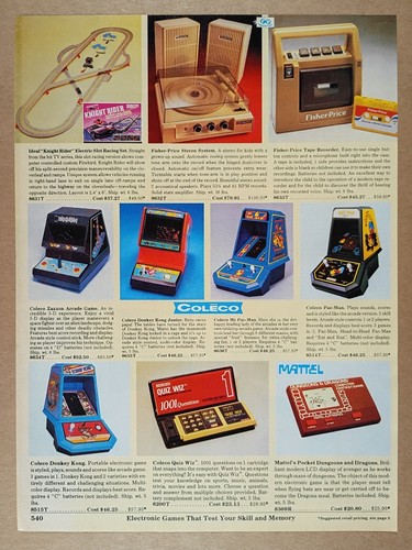 Coleco mini arcade - mini-arcade, tabletop
