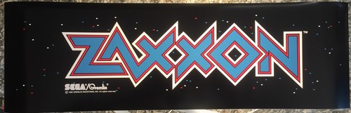 Zaxxon arcade marquee - zaxxon,
