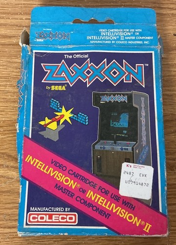 Vintage zaxxon intellivision - zaxxon,