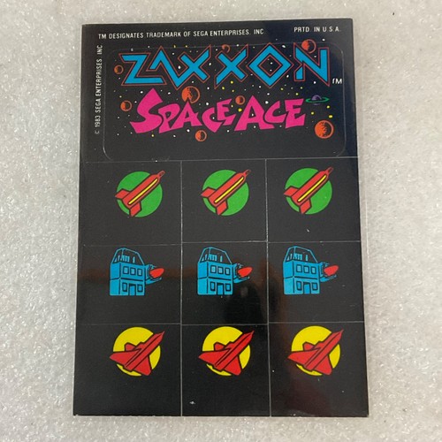 1983 topps video city zaxxon - topps,